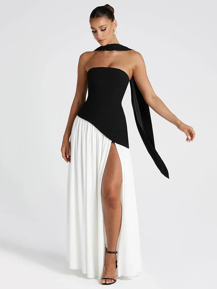 Vestido Longo Magnética Decote Ousado