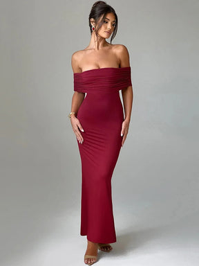 Vestido Longo Ombro a Ombro