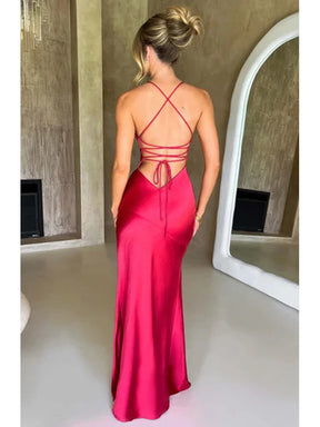Vestido Longo Satin Desire
