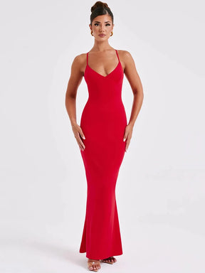 Vestido Longo Verão Spaghetti Chic