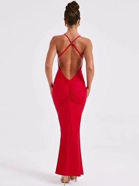 Vestido Longo Verão Spaghetti Chic