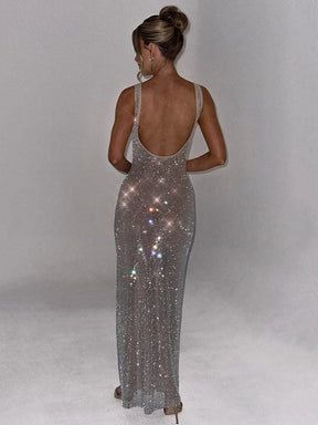 Vestido Maxi Brilho Infinito