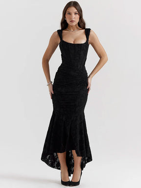 Vestido Midi Luar de Paetês