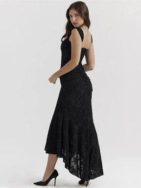 Vestido Midi Luar de Paetês
