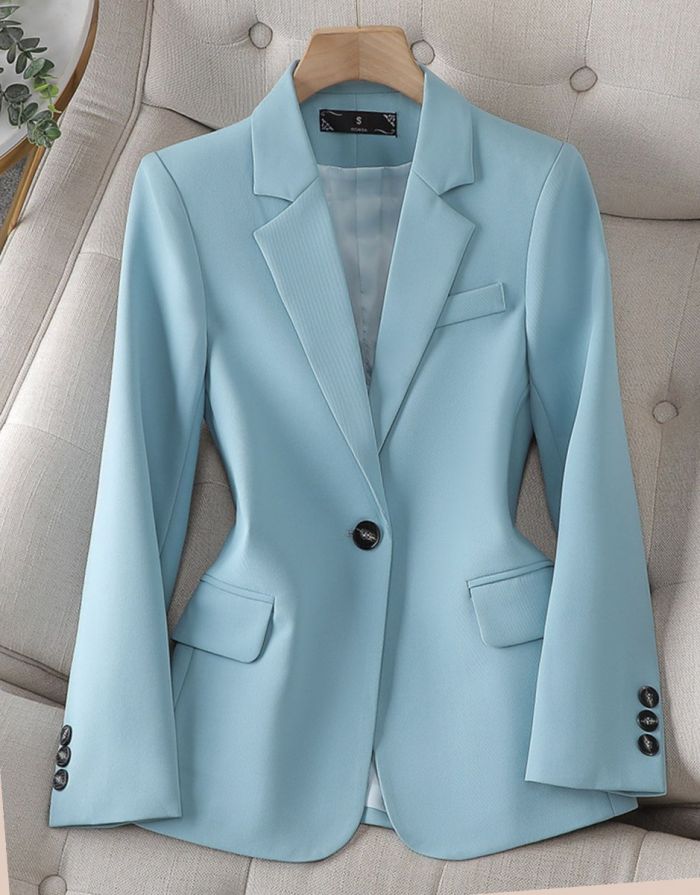 Blazer Azul Claro Feminino Belle