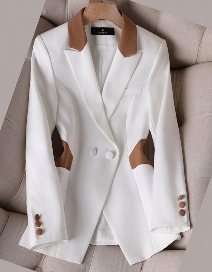 Blazer Branco Feminino Dominic