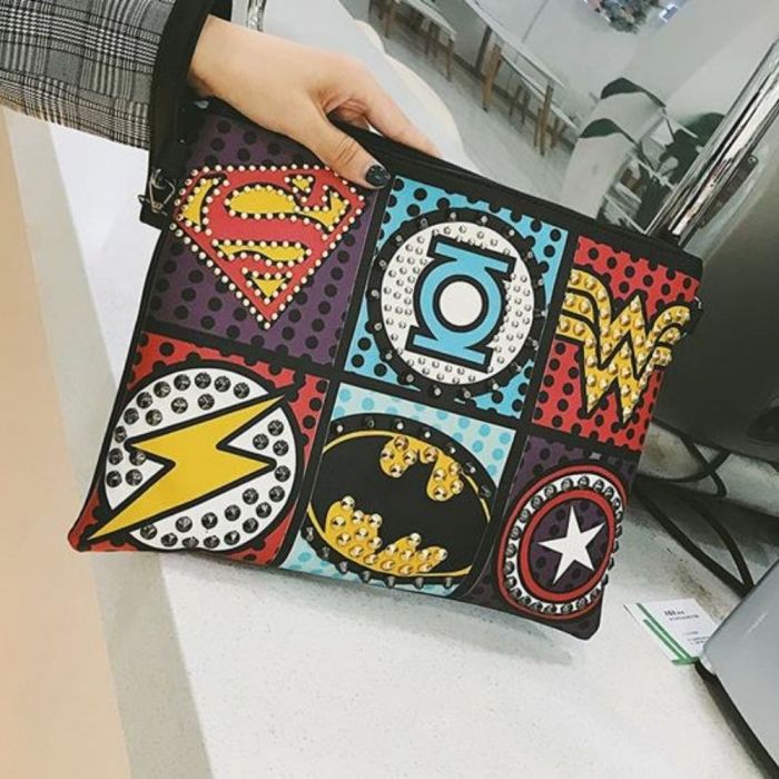 Bolsa Carteira Feminina Super Herói