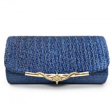 Bolsa Feminina Clutch Azul Versatile