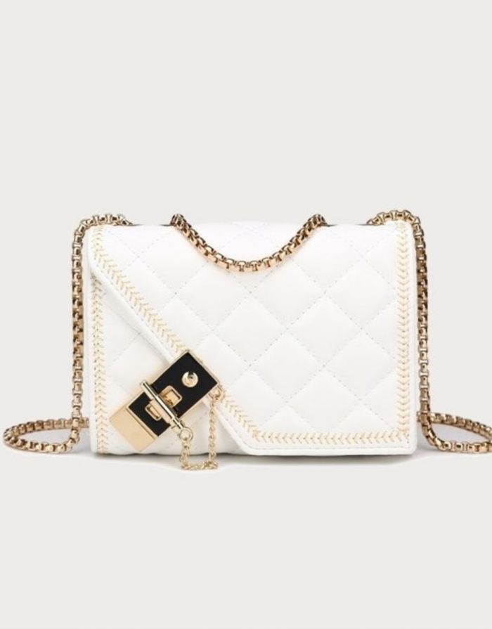 Bolsa Off White Feminina Pequena Tiracolo Maya