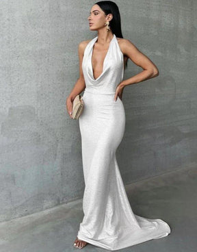 Vestido Maxi Deep V