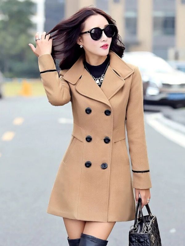 Trench Coat Feminino Bege Marjorie