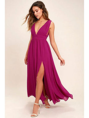 Vestido Longo Roxo Lara