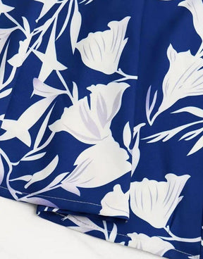 Vestido Longo Um Ombro Estampa Floral