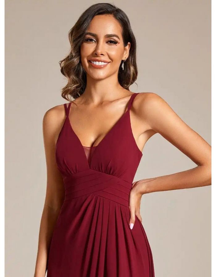 Vestido Vinho Longo Bruna