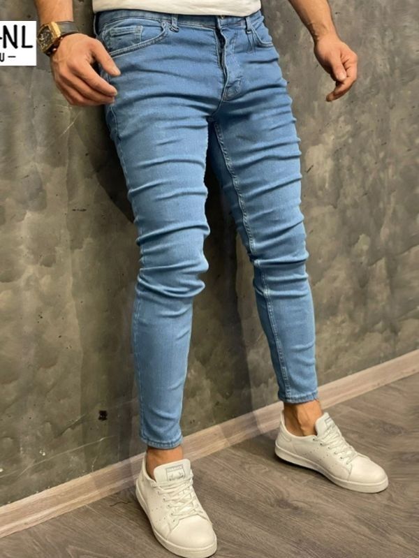 Calça Masculina Retro Jeans Skinny Azul - Compre Agora Online